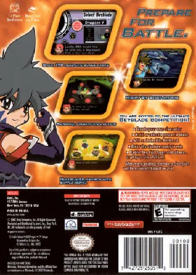 Beyblade VForce - Super Tournament Battle box cover back